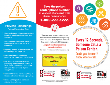 Your Poison Center (English) - NJ Poison Control Center